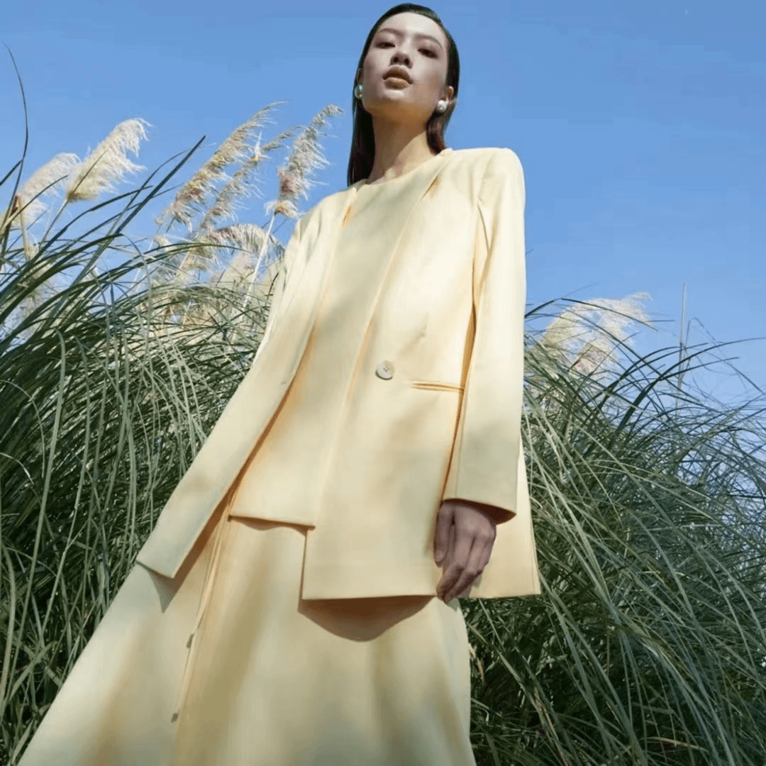 （品牌撤柜）9.9-199.9 春夏高端 设计师桑蚕丝百搭时尚连衣裙