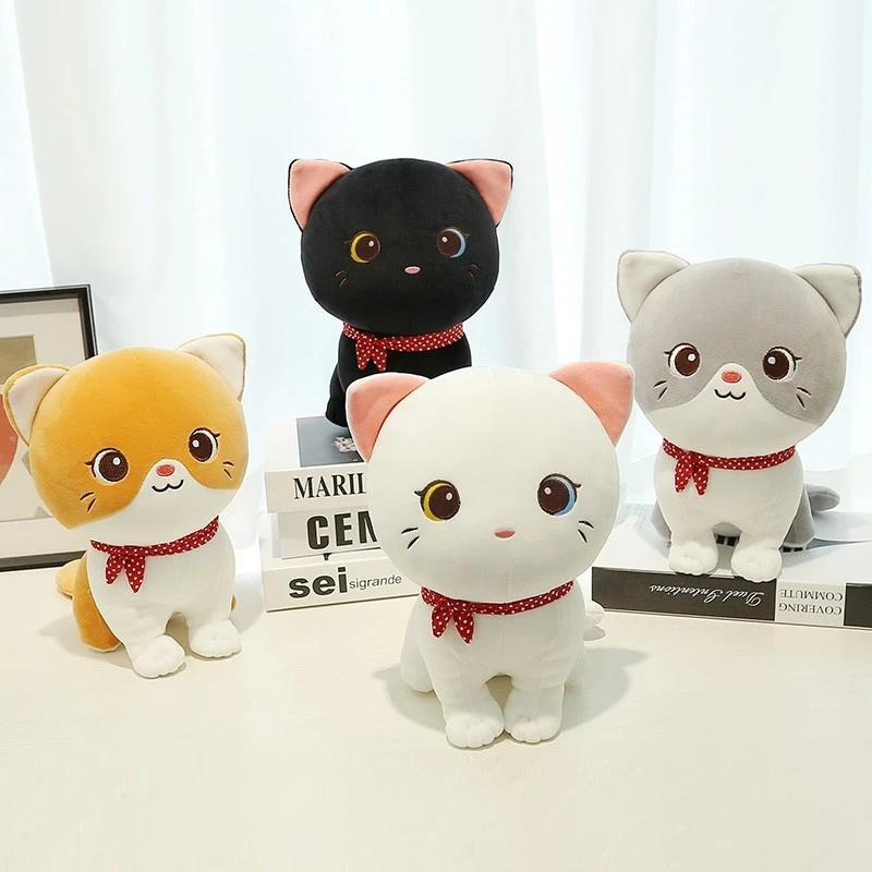 仿真小猫咪公仔儿童女孩礼物猫咪玩偶毛绒玩具布娃娃桌面摆件装饰