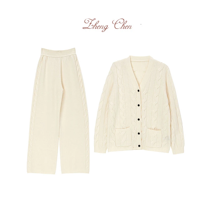 Zhengchen/正辰小香风针织时尚休闲宽松秋冬秋季上衣 YM230132