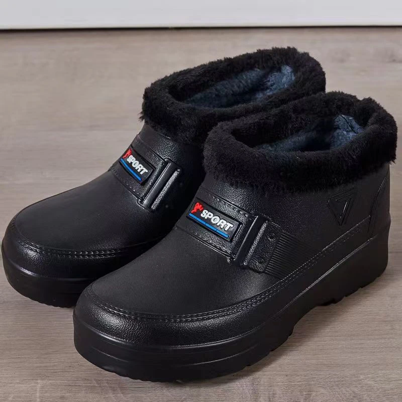 超轻EVA防水棉鞋加绒防水雪地靴洗车洗衣冷库钓鱼工作棉鞋保暖靴