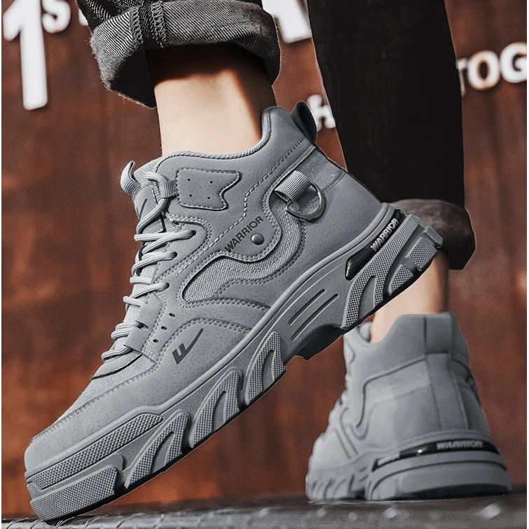 回力高帮男士休闲户外防滑耐磨靴百搭增高潮鞋男鞋鞋子男款马丁靴