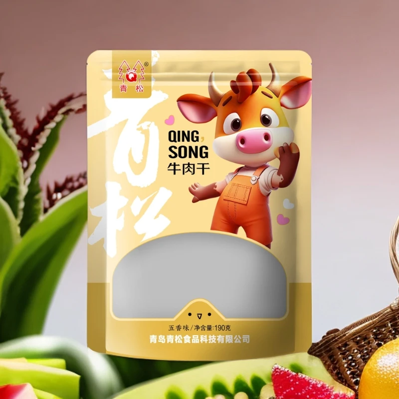 Q/青松牛肉干 解馋休闲零食小吃手撕入味