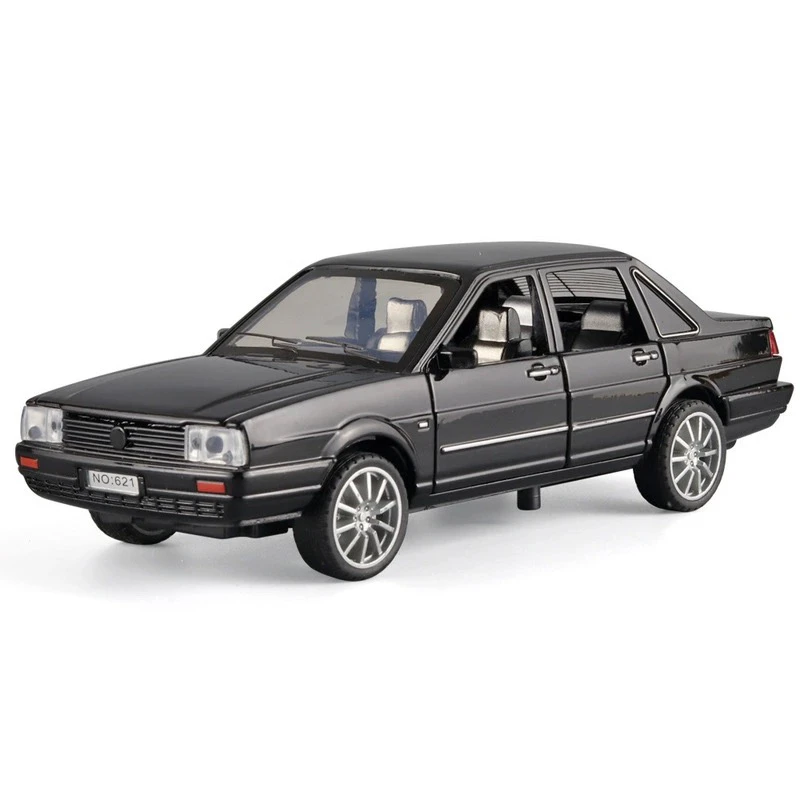 【1：32轿车】大众桑塔纳 正版授权四开门合金车玩具