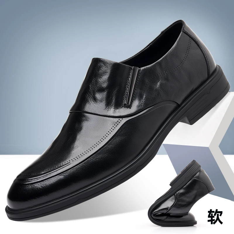【专柜包邮】高品质高端软皮英伦男士乐福鞋皮鞋好鞋