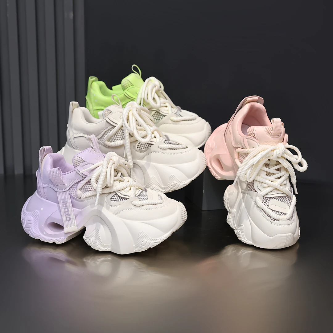 千之恋断码现货增高6CM2024夏季透气时尚休闲高能感百搭女鞋3368