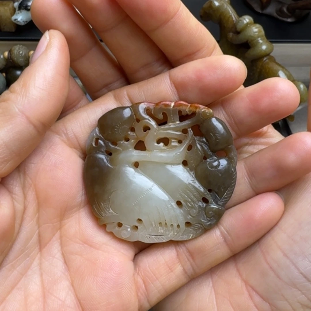 【闪购商品】和田玉（糖玉）颈饰未镶嵌༒****