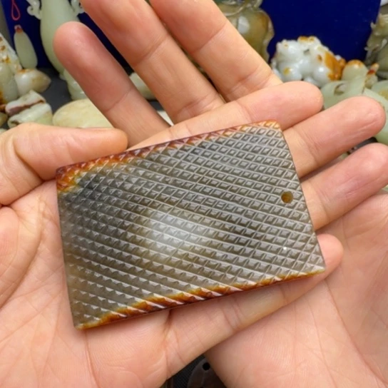 和田玉挂件未镶嵌稚**虑