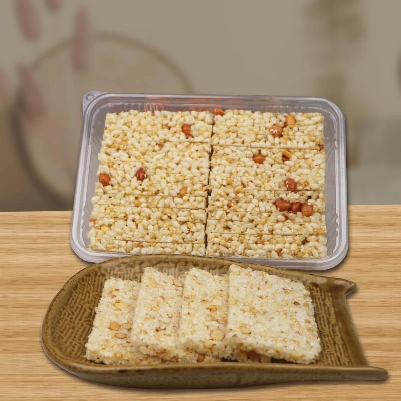 贵州余庆手工炒米糖酥脆传统米花糖点心米糕500g