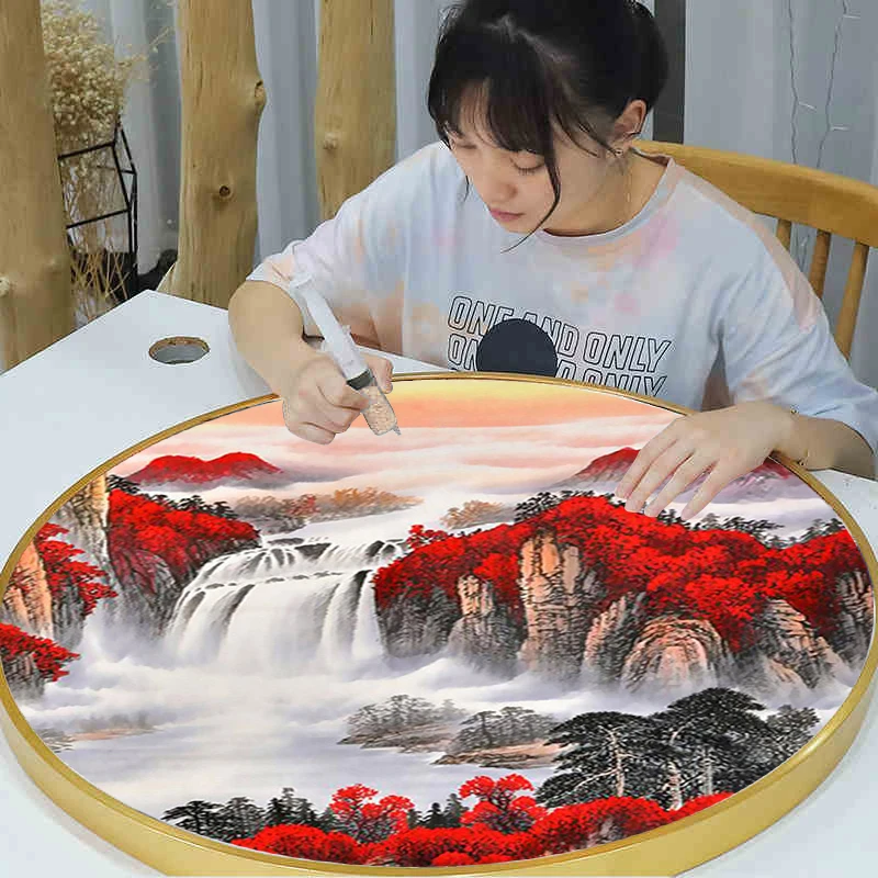 【钻石画】2022新款客厅满钻鸿运当头钻石贴画卧室十字绣钻石绣