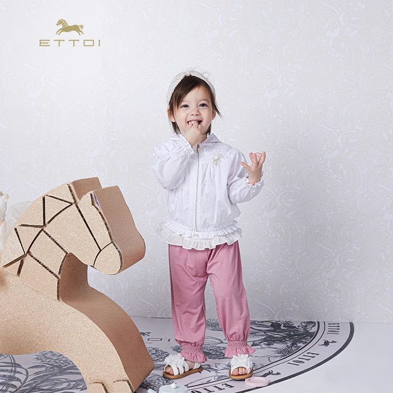 ETTOI 爱多娃长裤夏薄款男女童宝宝灯笼裤百搭休