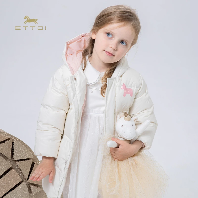 【朗姿集团】ETTOI爱多娃儿童羽绒服女童款冬装衣服外套幼童羽绒
