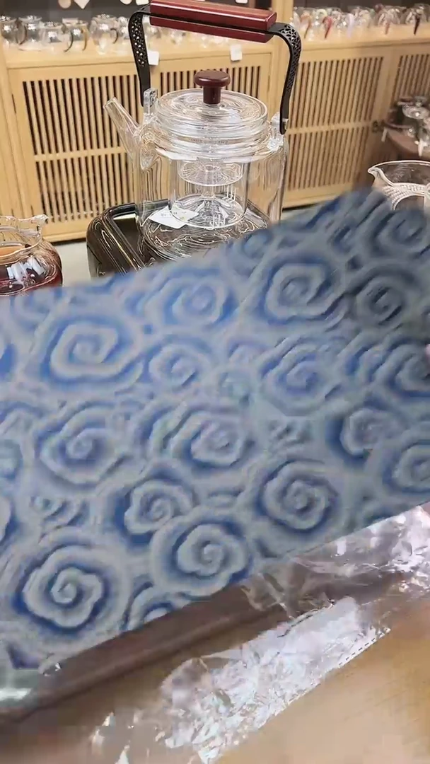 【闪购商品】·织锦祥云茶铺（深蓝）17*37