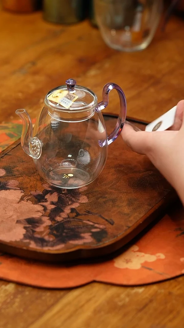 【闪购商品】禾器/晶彩灵雀壶/浅紫色/定制版