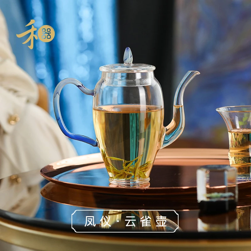 禾器凤仪·云雀壶  玻璃泡茶壶 茶具 茶器 建议容量:300ml