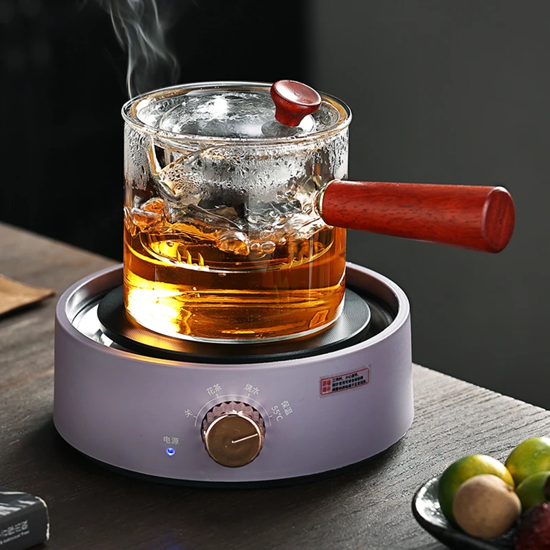 新款加厚耐高温玻璃煮茶壶煮茶器烧水泡茶壶套装家用电热炉蒸煮