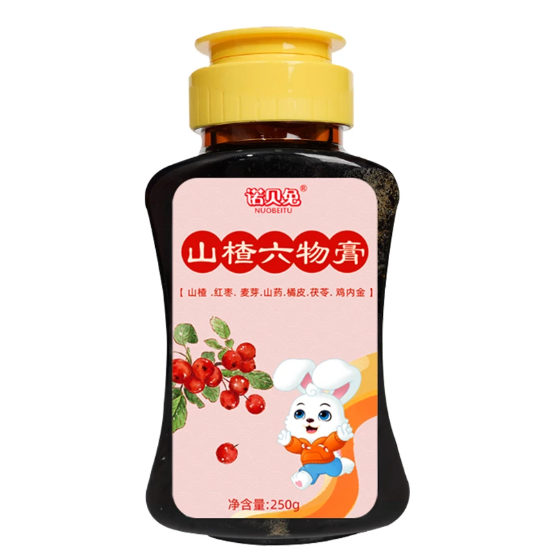 诺贝兔【2瓶装】山楂六物膏孩子儿童山楂膏含食用冲泡水酸酸甜甜