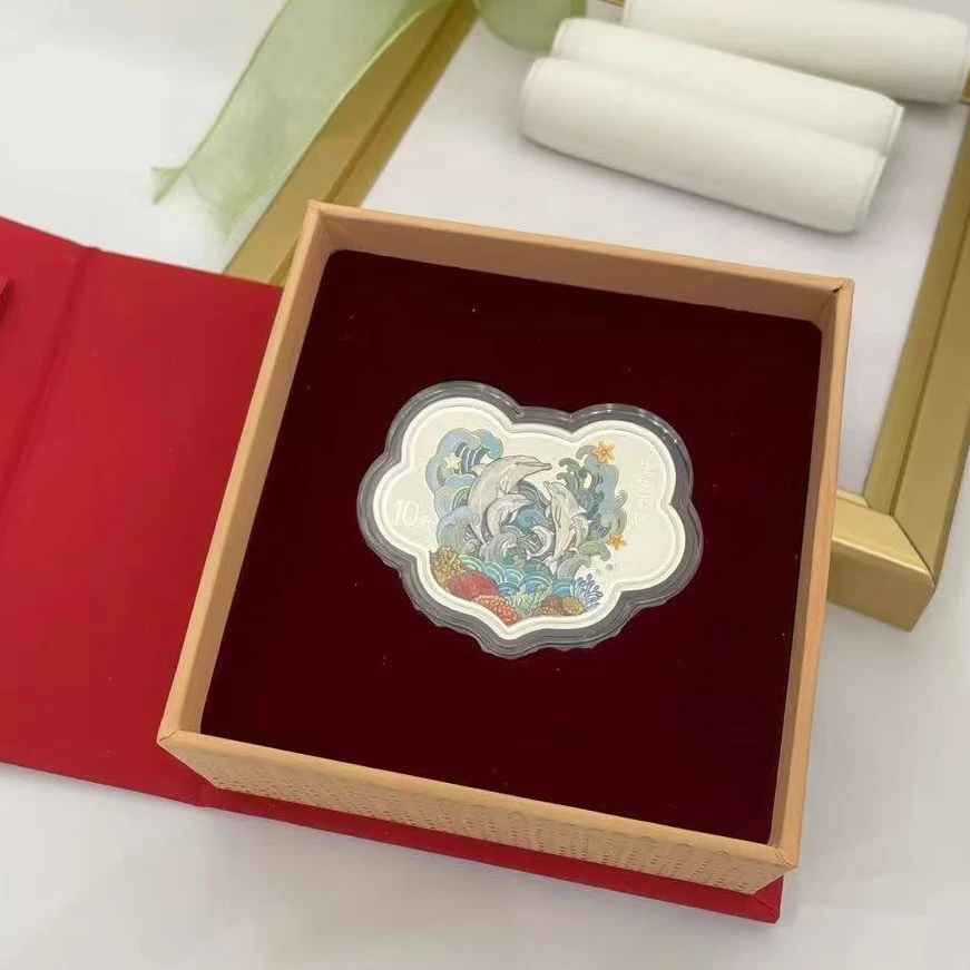 CBAI/菜百 足银银制品 2024吉祥文化银币30g（生生不息）精美素款