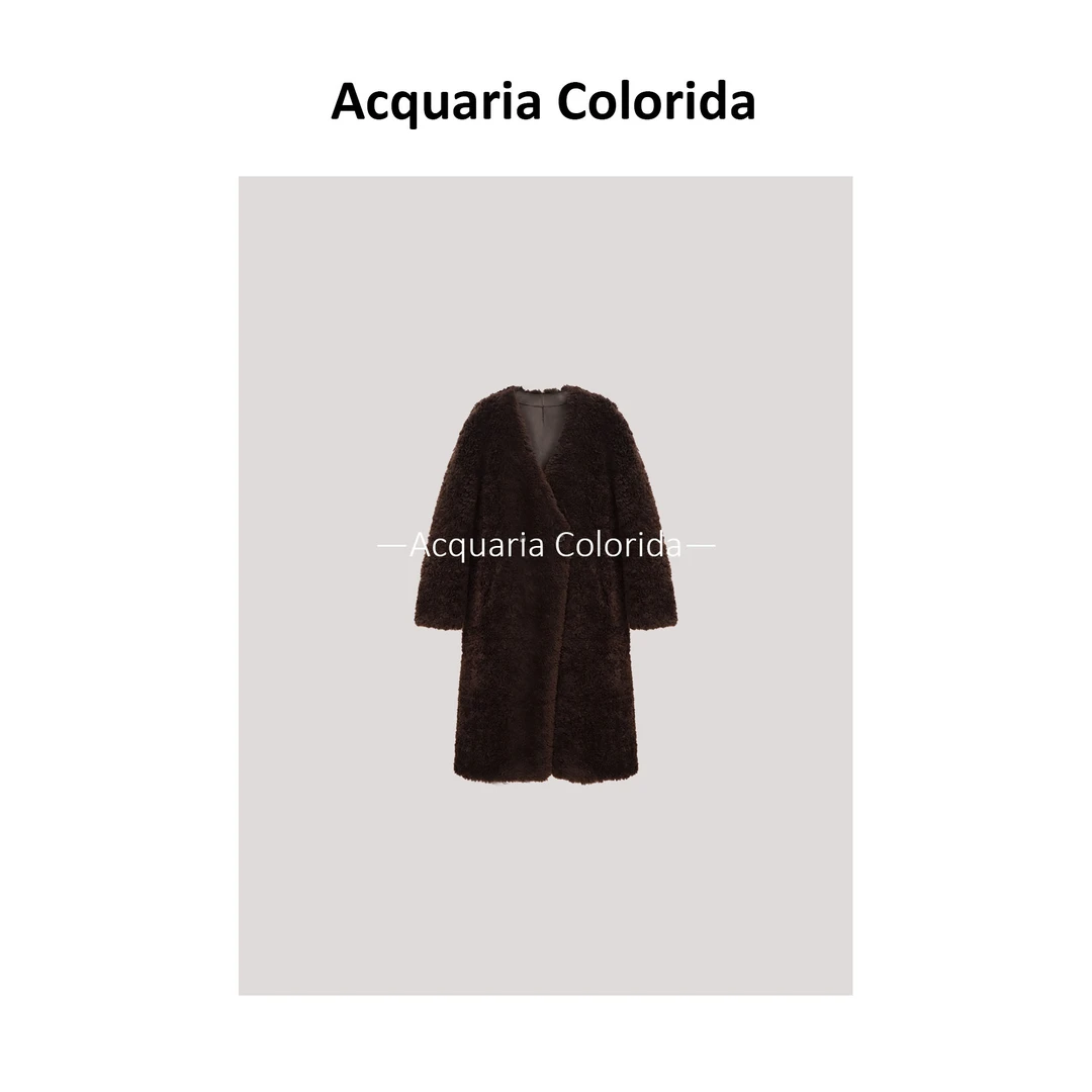 【曼德拉长款】秋冬新款澳毛长款轻奢外套