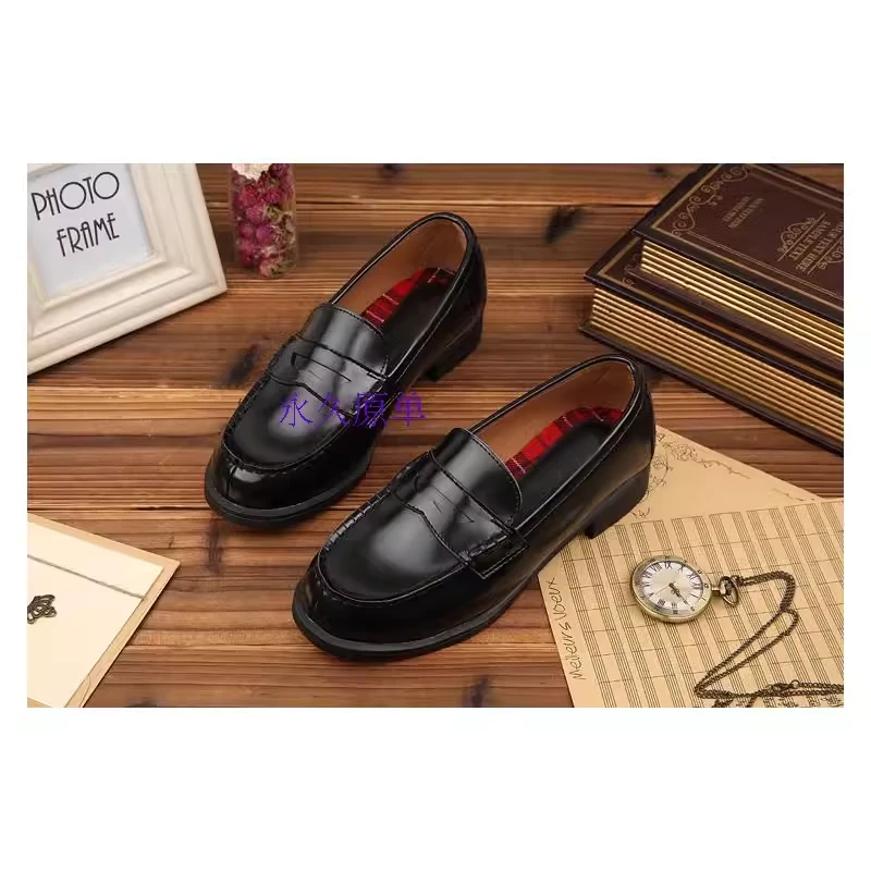 BJMAO伯爵猫学生百搭雪松jk制服鞋02学院风cos平跟女式气质春款