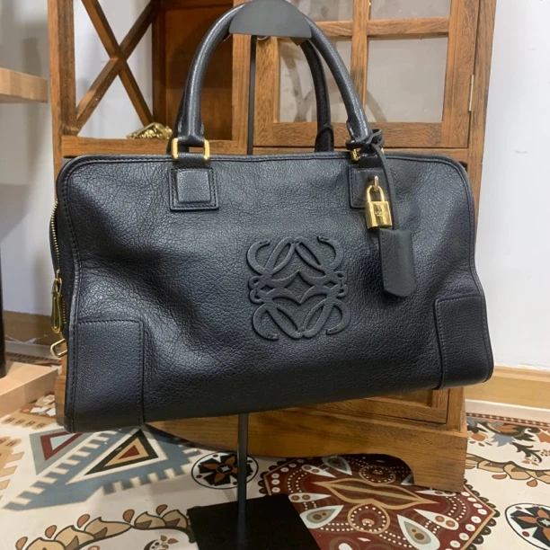 95新 LOEWE/罗意威 罗意威黑色手提托特包/95新
