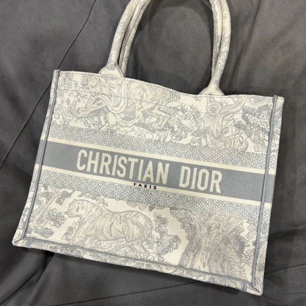 95新 DIOR/迪奥 迪奥动物园中号托特包/95新