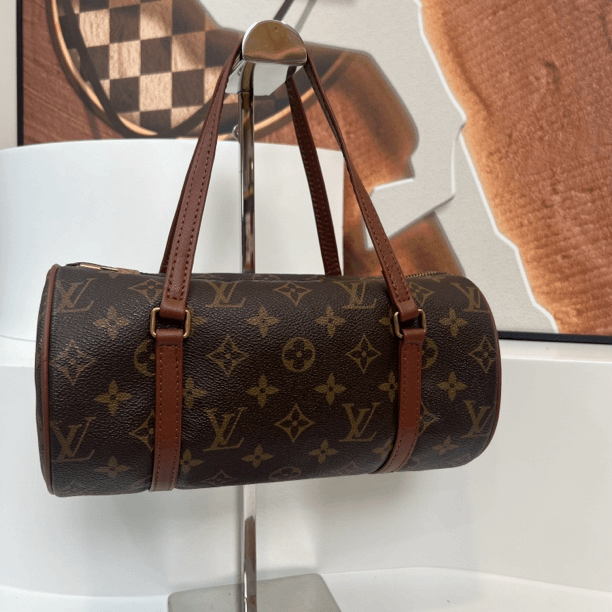 95新 LouisVuitton/路易威登 lv巴比龙红皮手提单肩包/95新