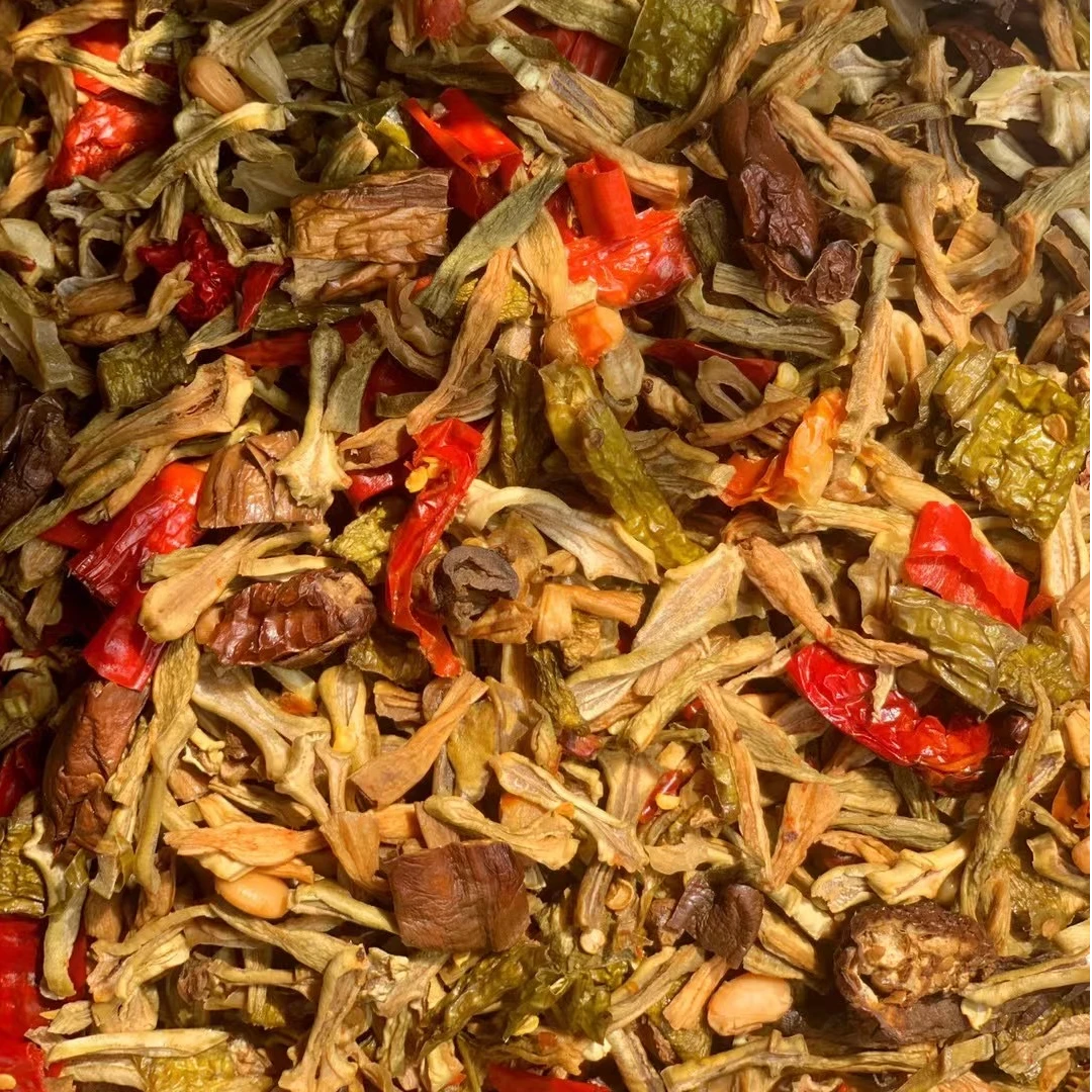 湖南邵阳新宁农家手工自制混合榨菜500克