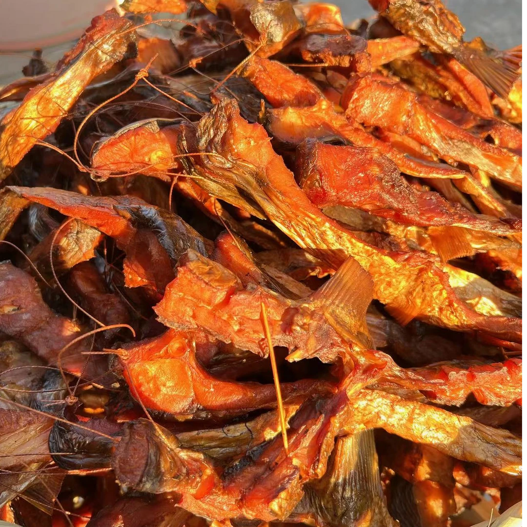 正宗柴火烟熏腊鱼湖南农家邵阳特色美食干货腊味鱼干500g