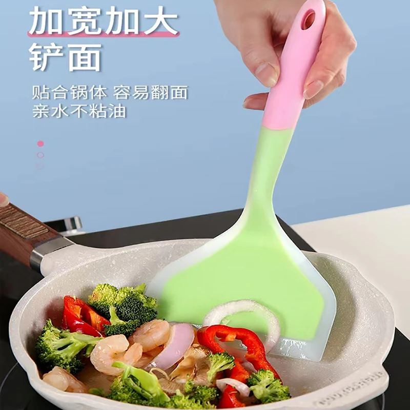 玉子烧铲硅胶铲子不粘锅专用厨具耐高温煎蛋烙饼平底锅铲