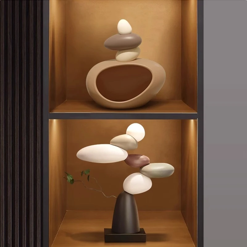 时来运转高档客厅工艺品办公室装饰品摇钱树客厅布置家居用品