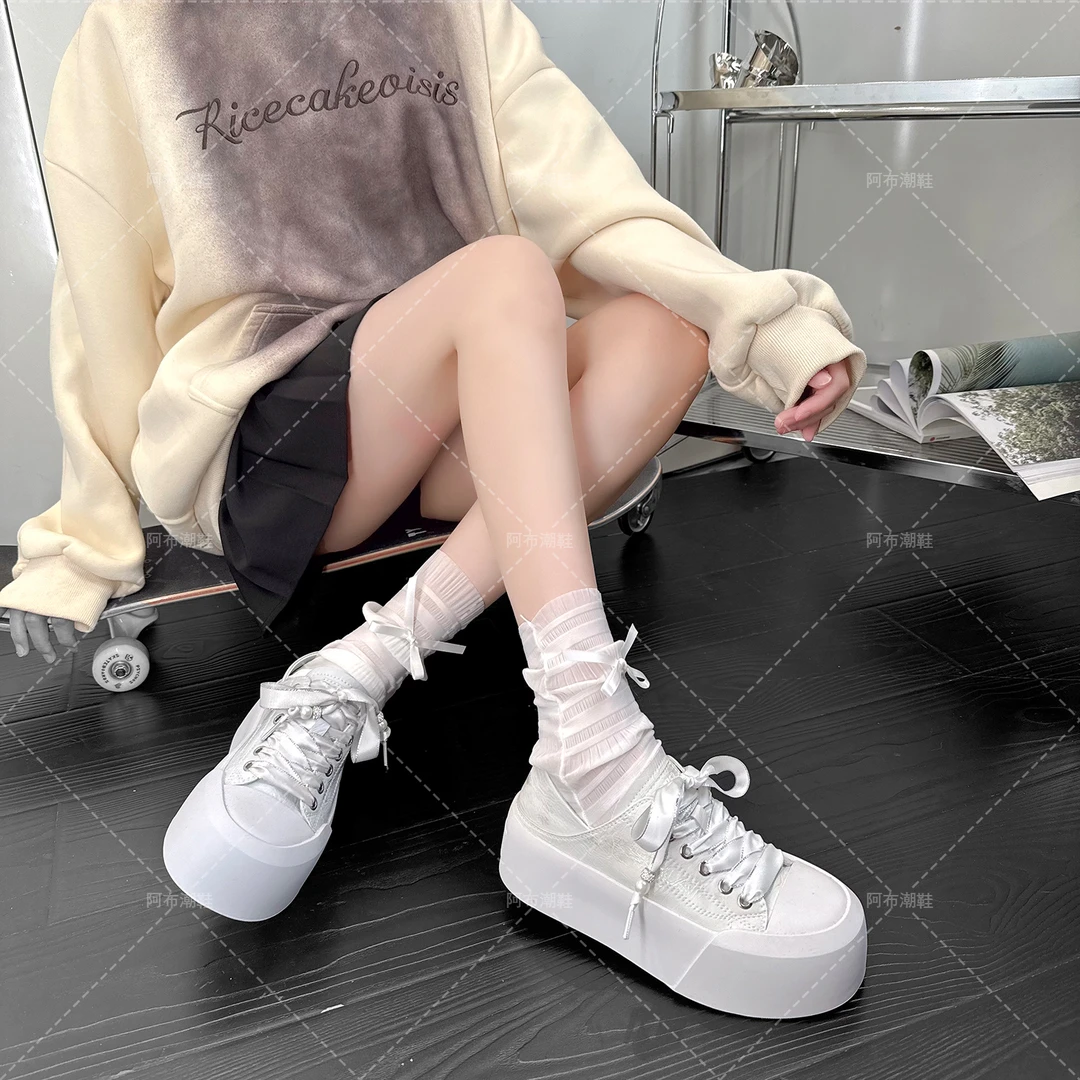 【淘爱朵●月华】时尚厚底增高5cm潮流百搭女士休闲鞋6110