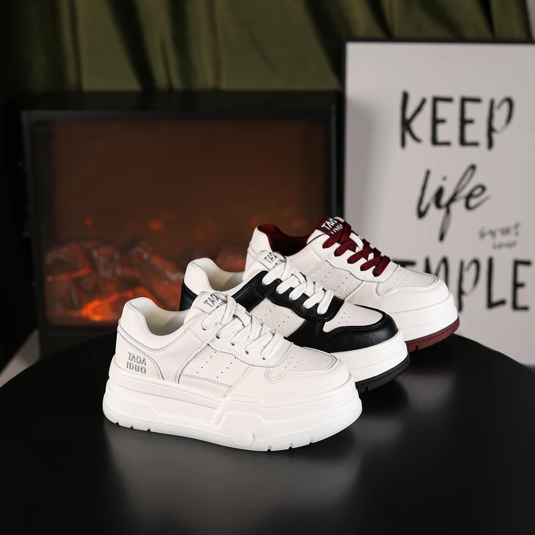 【思思】时尚厚底增高6cm潮流百搭女士休闲鞋 2185-7