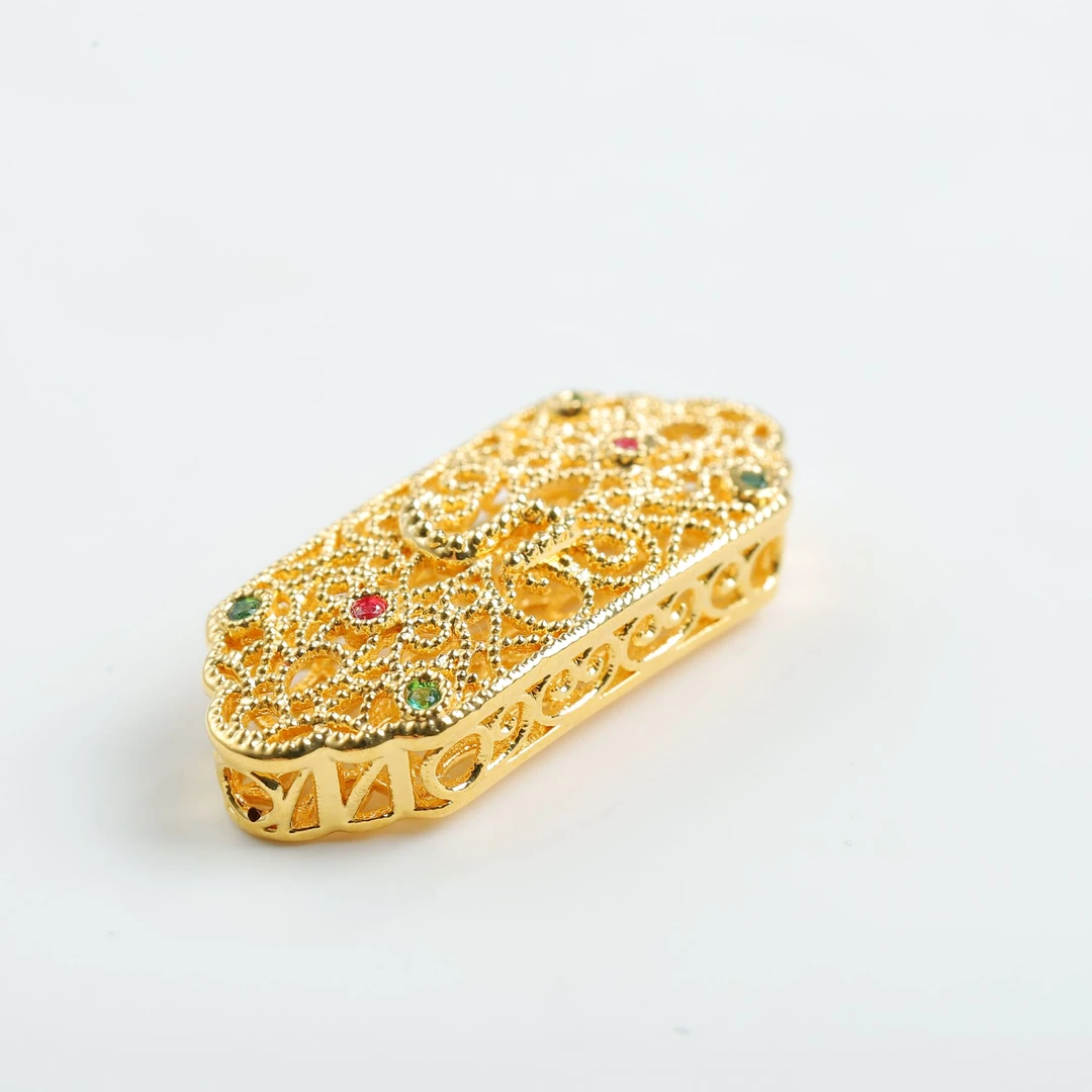 【安心妹妹鼎力甄选】18K金镶嵌古法掐丝珐琅工艺女王牌