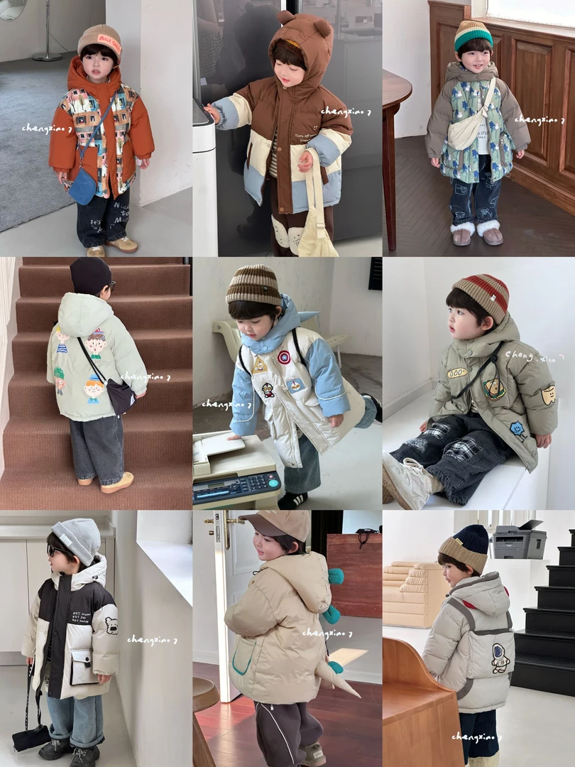 男童羽绒服冬装儿童编号（351-400）