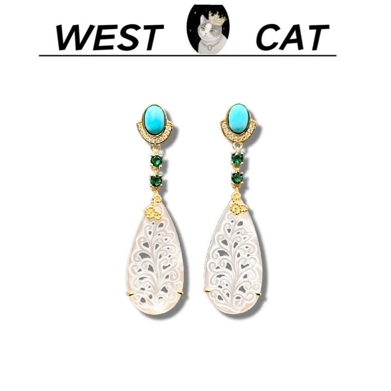 925银耳饰 外货高品高奢耳钉P-6832