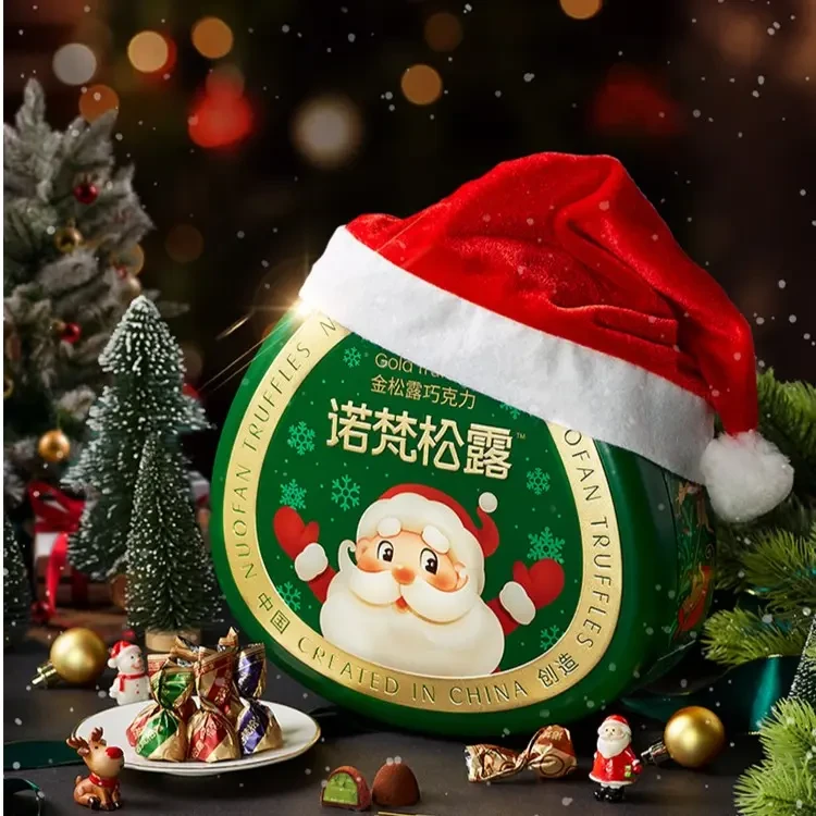 『到手约100颗』诺梵松露夹心巧克力圣诞礼盒可可脂爆款推荐丝滑