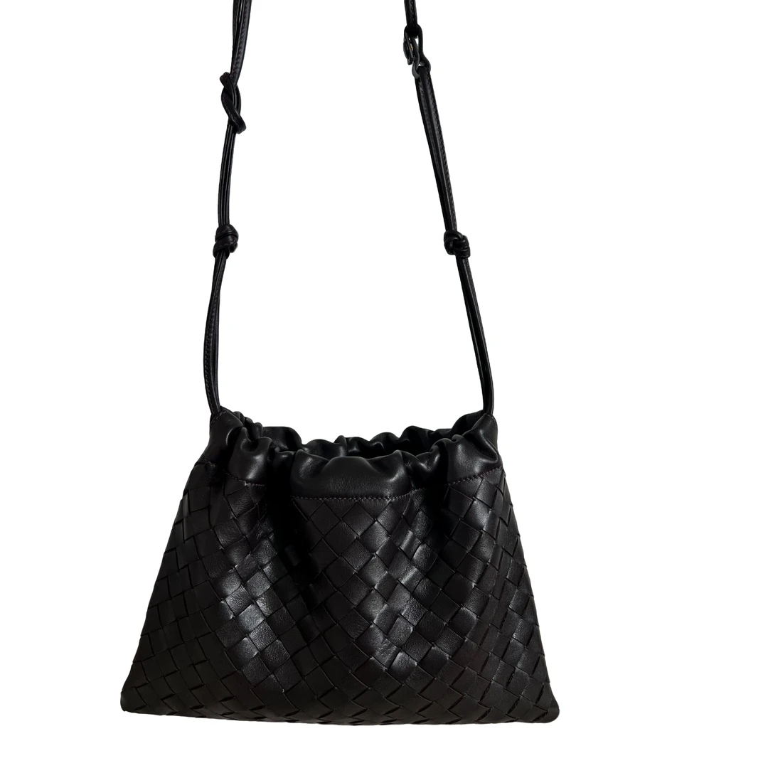 【小包快跑定制】编织收口包 单肩手提女包休闲时尚百搭