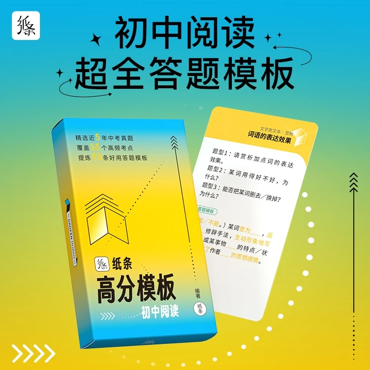 搞定初中阅读，高分模板及答题公式