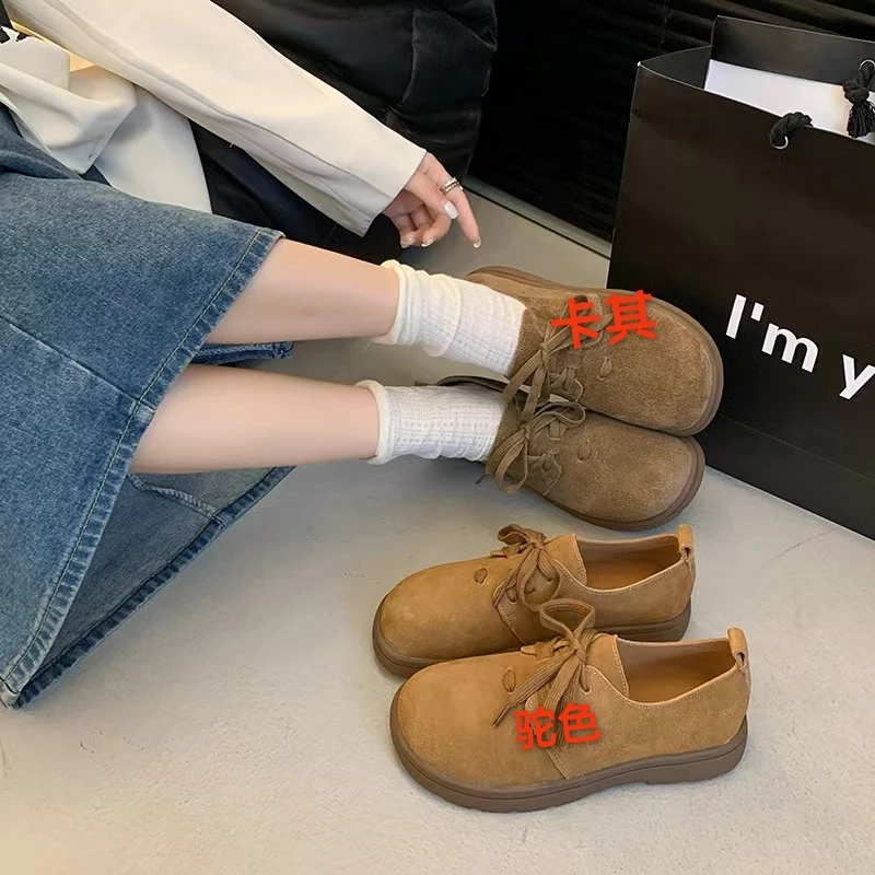 H16品牌813牛反绒真皮爆款勃肯鞋休闲百搭复古英伦风