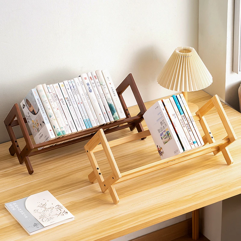 桌面置物架桌上书架子书桌收纳儿童简易学生小型家用书柜台面飘窗