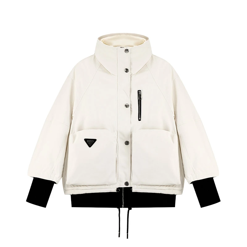 YPUT冬季时尚假两件保暖短款羽绒服YHF211226G-PP008