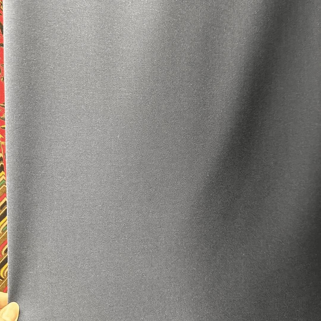 黑色 棉加丝布料