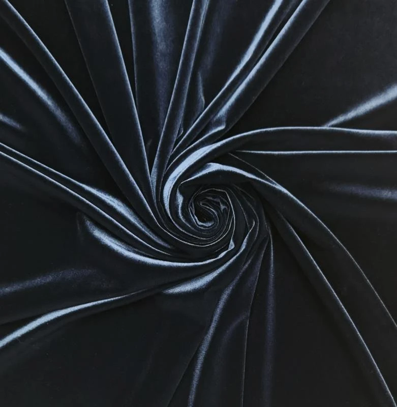 黑色 韩国绒 布料