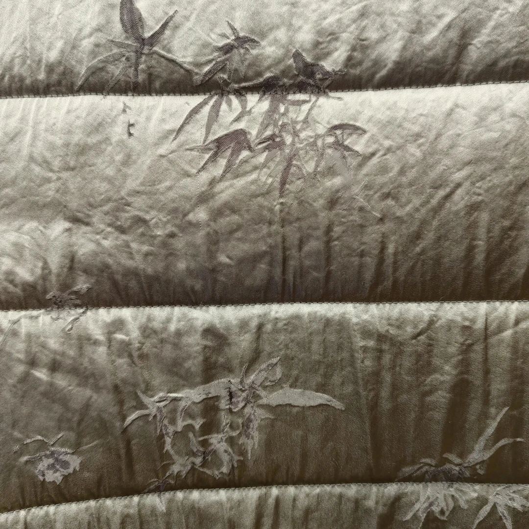 牛油果竹叶   羊绒絮片布料