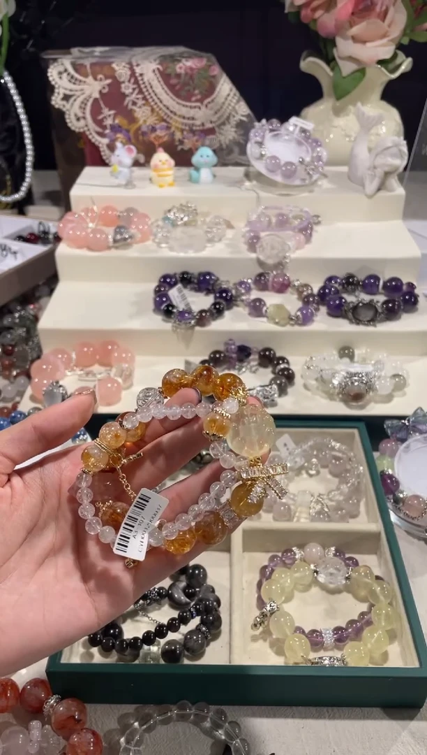 【闪购商品】水晶手链未镶嵌A3-107多样性发货发其一 颜色微差