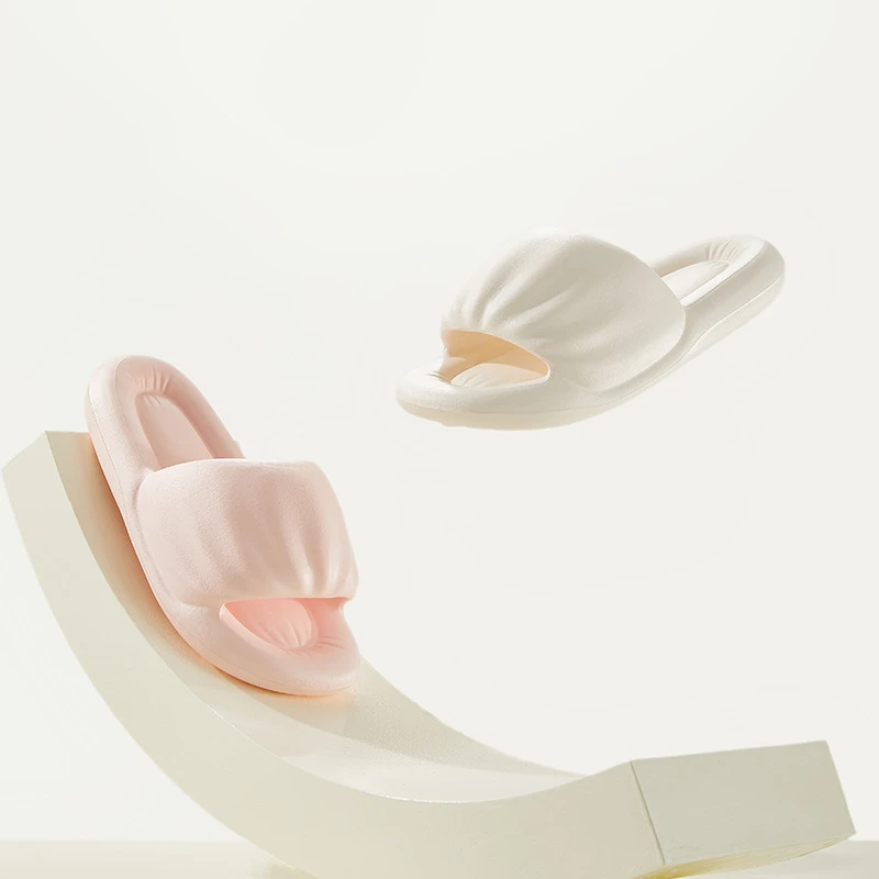 【奥莱专供】蚂蚁之恋 防滑简约厚底防滑踩屎感浴室凉拖鞋 1双装