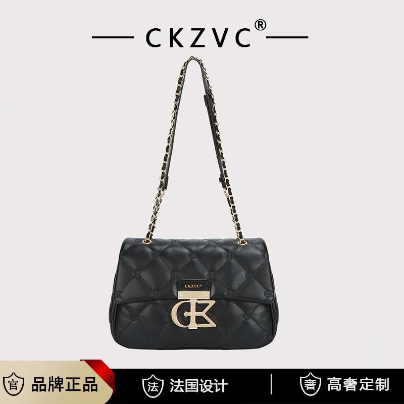 网红质感女包百搭单肩斜挎链条包x6313