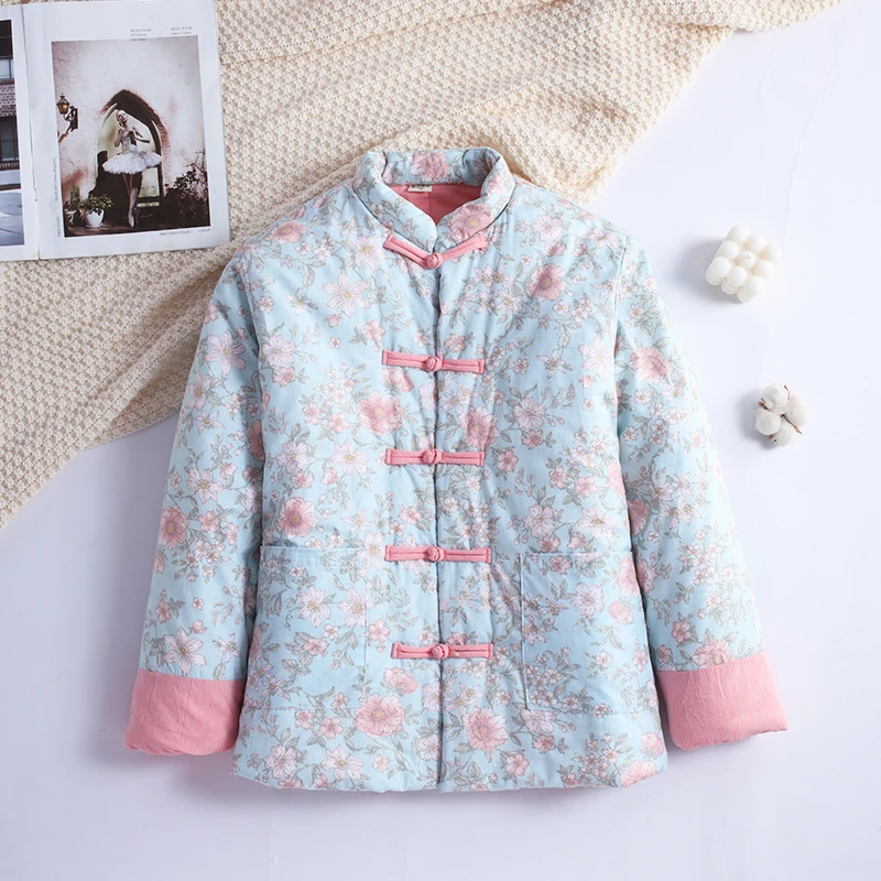 【断码清货】棉花棉袄冬季厚款棉服国风棉衣