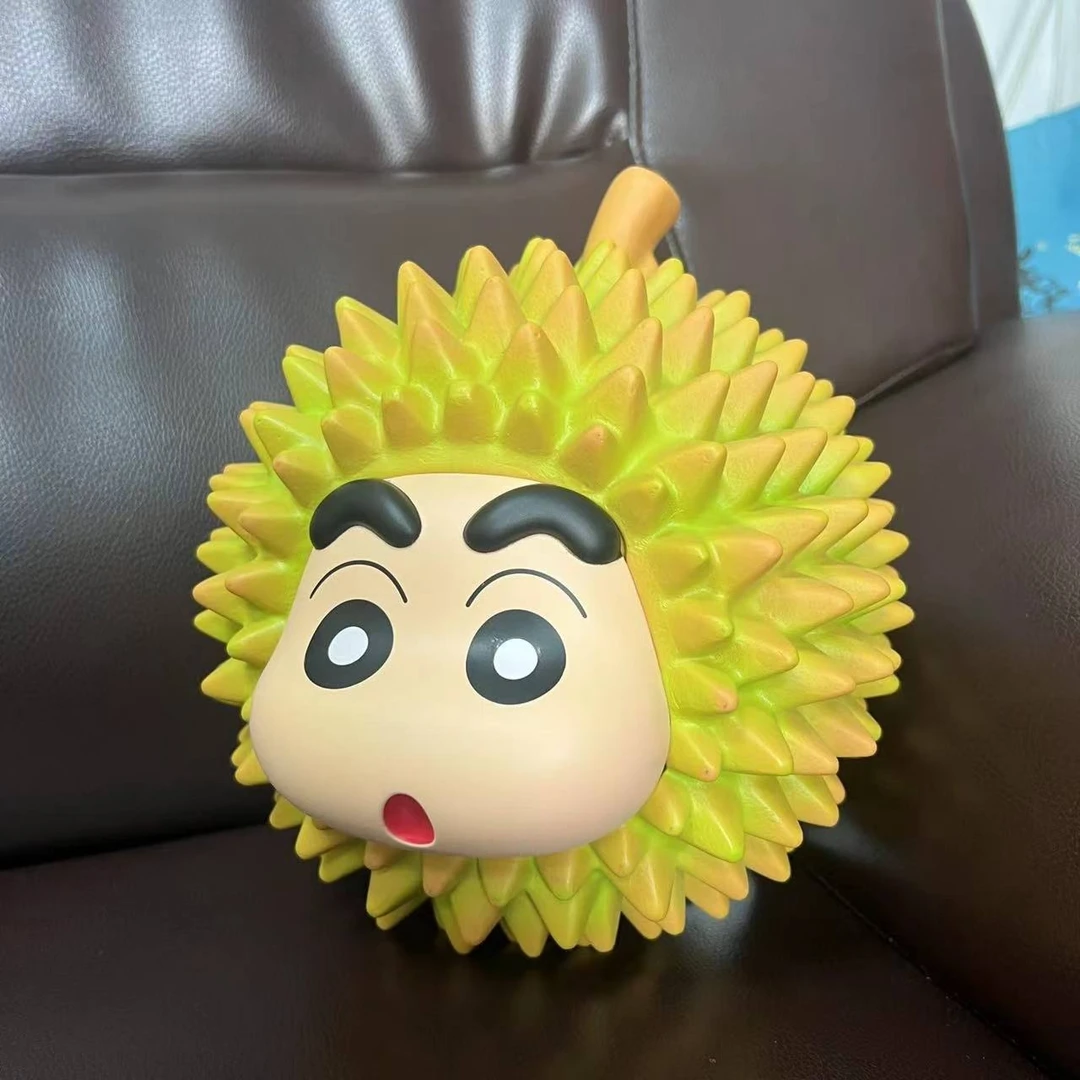 可爱榴莲小新小石膏娃娃手工上色彩绘diy颜色下单动漫形状黄色