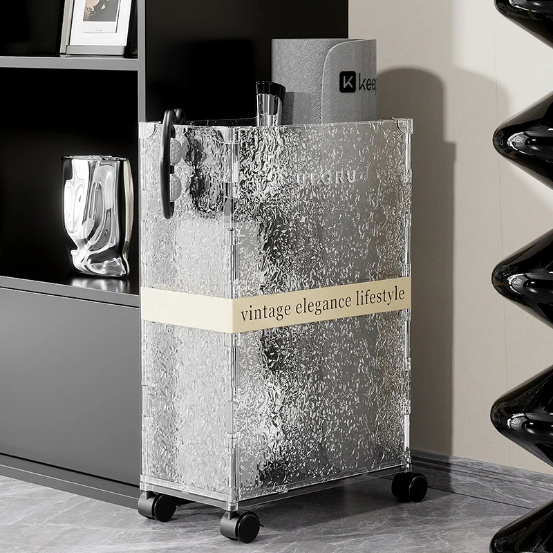 橱明星瑜伽垫收纳筐运动器材置物架带滑轮体育用品整理神器收纳篮